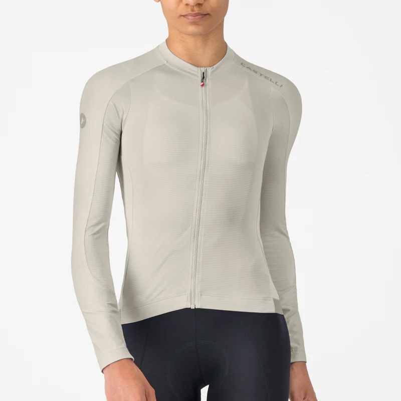 Maglia donna maniche lunghe Castelli Espresso 2 - Beige