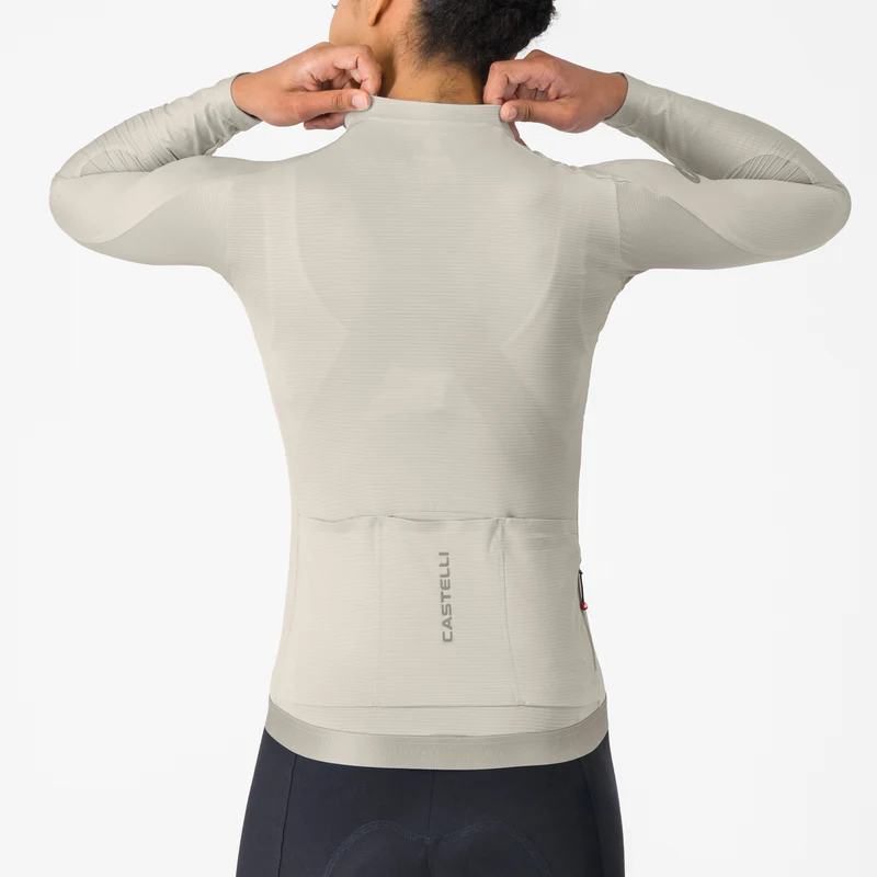 Maglia donna maniche lunghe Castelli Espresso 2 - Beige