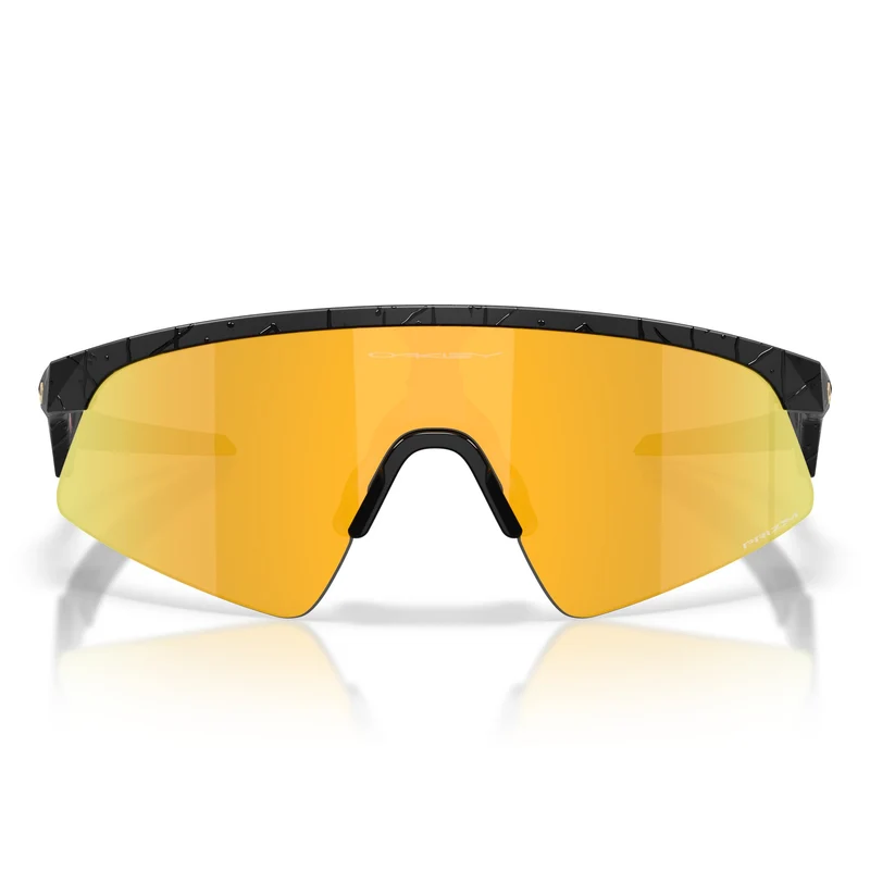 Occhiali bambino Oakley Resistor Sweep Gridiron Collection - Matte Black Splatter Prizm 24K
