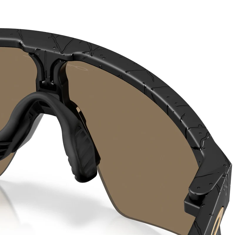 Occhiali bambino Oakley Resistor Sweep Gridiron Collection - Matte Black Splatter Prizm 24K