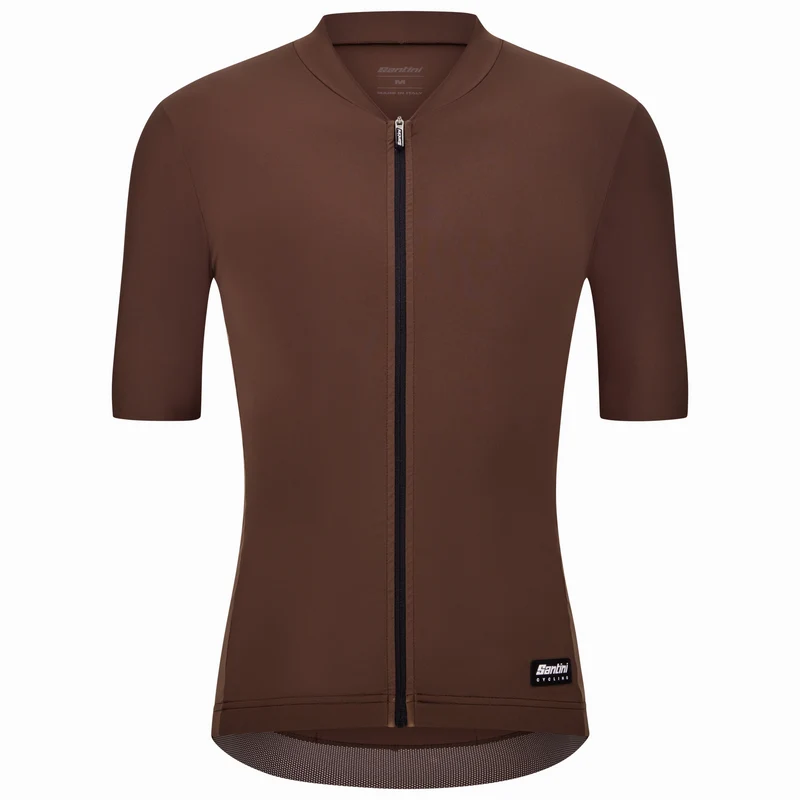 Maglia Santini Ready To Ride - Marrone