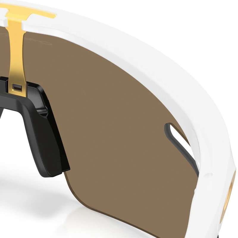 Occhiali Oakley RSLV Lite - Matte White Prizm 24K
