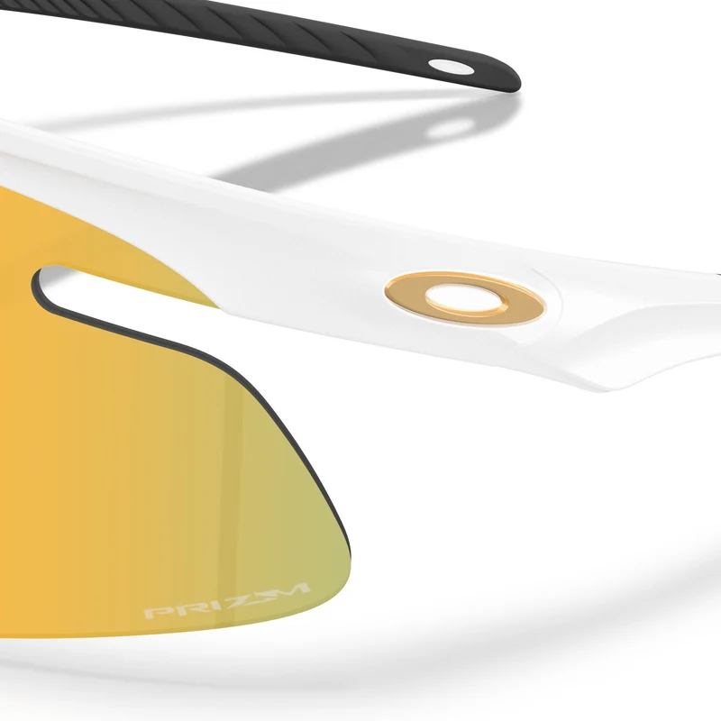 Occhiali Oakley RSLV Lite - Matte White Prizm 24K