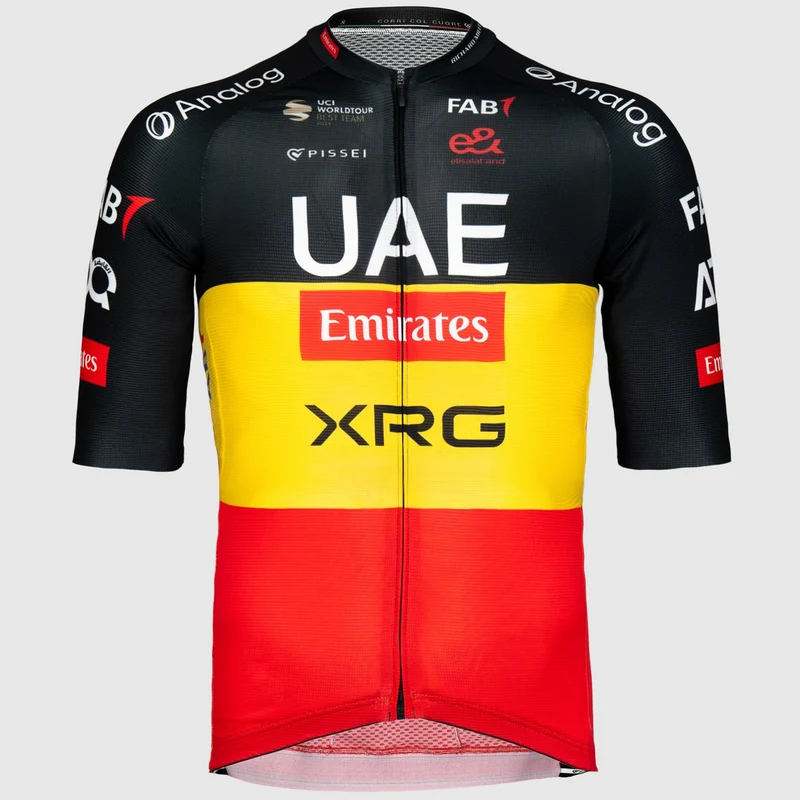 Maglia Pissei UAE Team Emirates - XRG 2026 - Campione Belgio