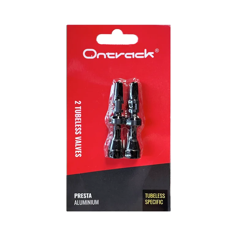 Valvole Tubeless Ontrack 40mm - Nero