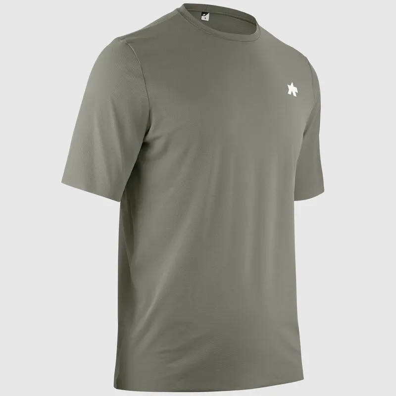 T-shirt Assos Tactica Post Ride T5 - Verde chiaro