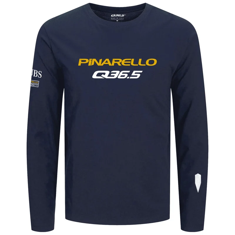 T-Shirt maniche lunghe Pinarello-Q36.5 Pro Cycling Team 2026 - Blu