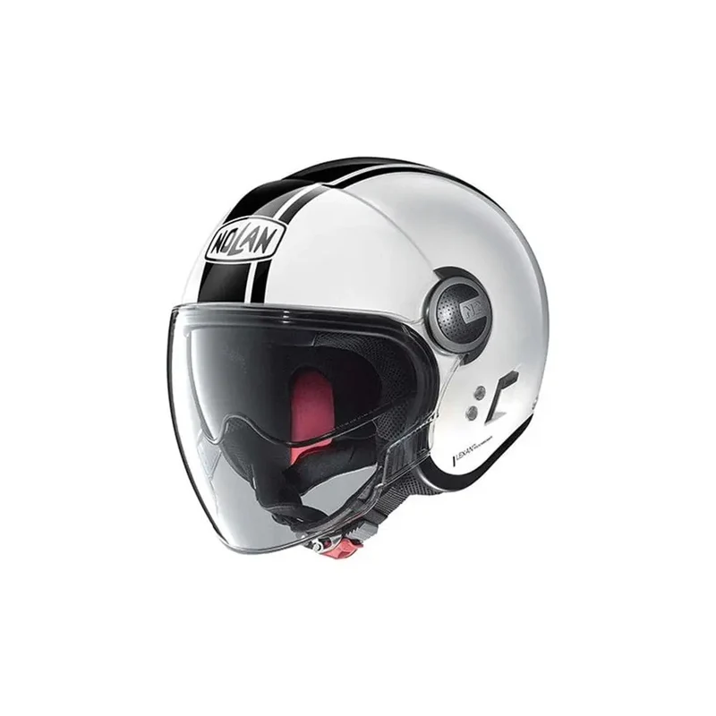 NOLAN N21 VISOR 06 DOLCE VITA 094 MOTO JET URBANO CASCHI BIANCO NERO