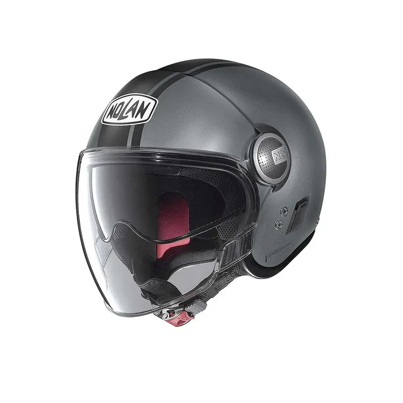 NOLAN N21 VISOR 06 DOLCE VIT093 MOTO JET URBANO CASCHI OPACO NERO GRIGIO