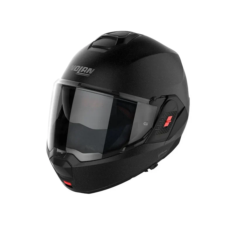 NOLAN N120-1 CLASSIC N-COM 009 MOTO MODULARI CASCHI OPACO NERO