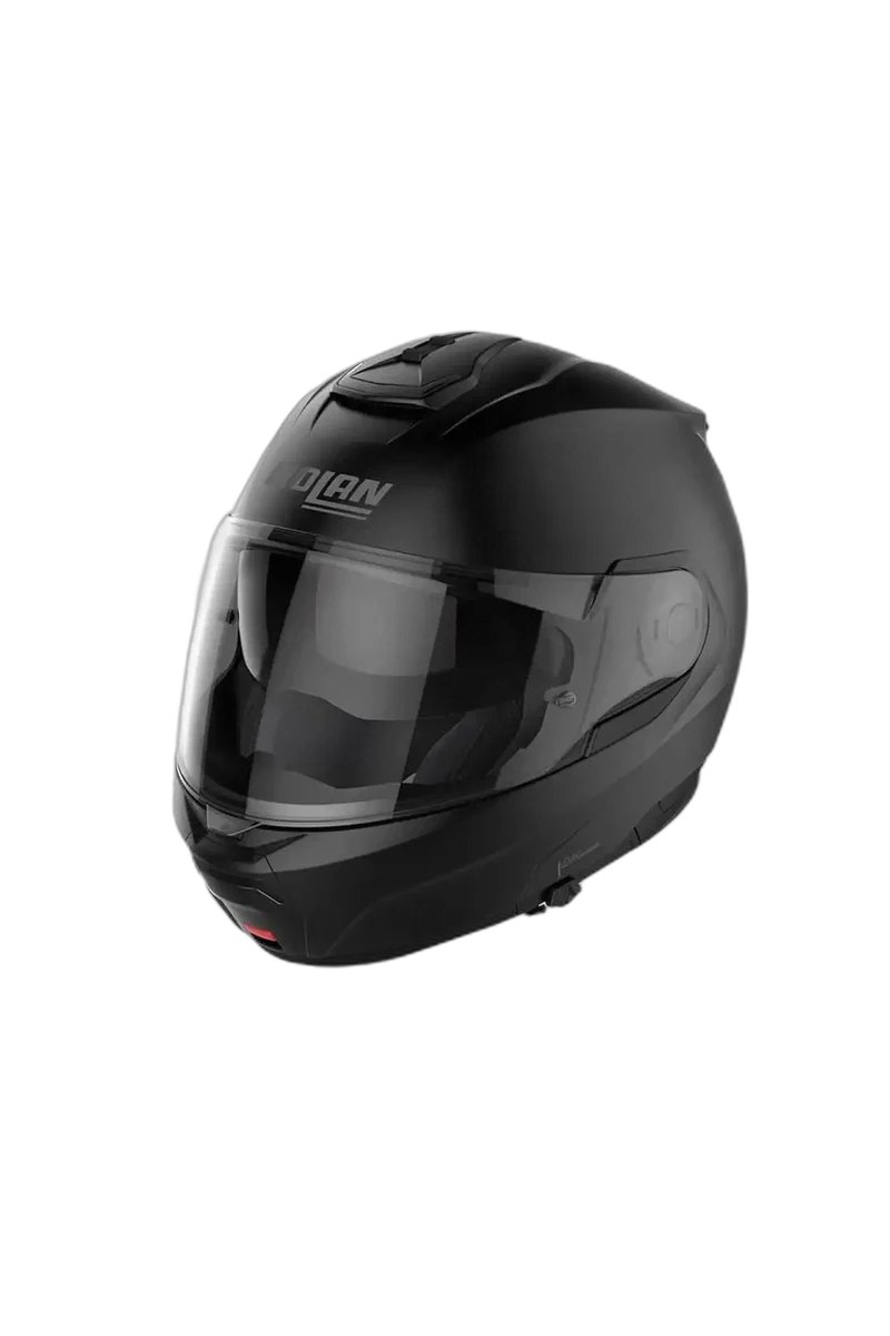 NOLAN N100-6 CLASSIC N-COM 010 MOTO MODULARI CASCHI OPACO NERO