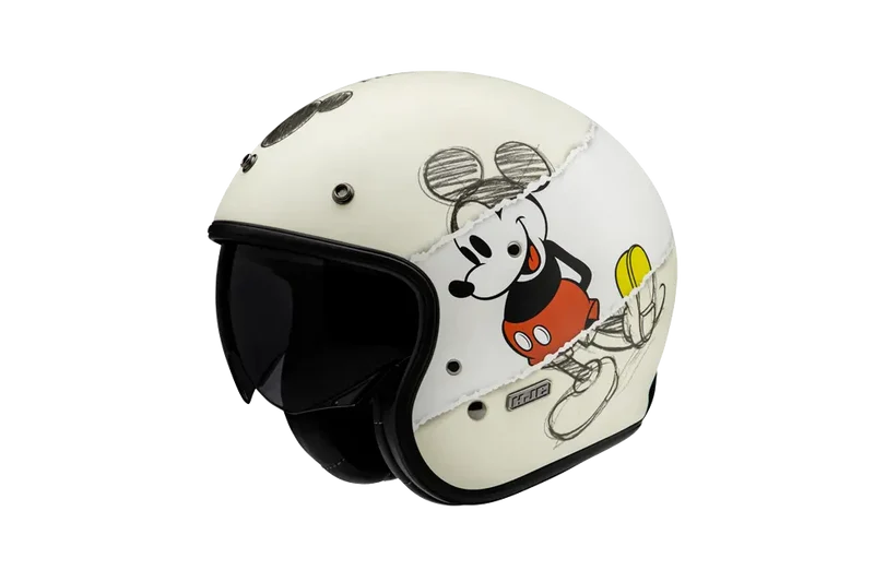 HJC V31 DISNEY MICKEY SKETCH MC1SF FACCIA APERTA CASCHI DI MOTO