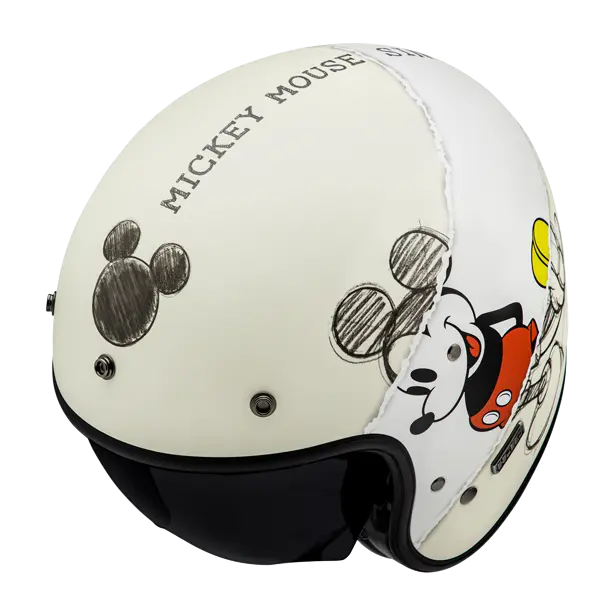 HJC V31 DISNEY MICKEY SKETCH MC1SF FACCIA APERTA CASCHI DI MOTO