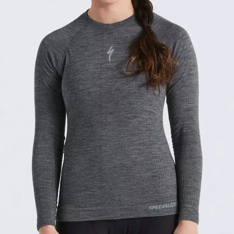 Maglia intima maniche lunghe donna Specialized Merino Seamless - Grigio