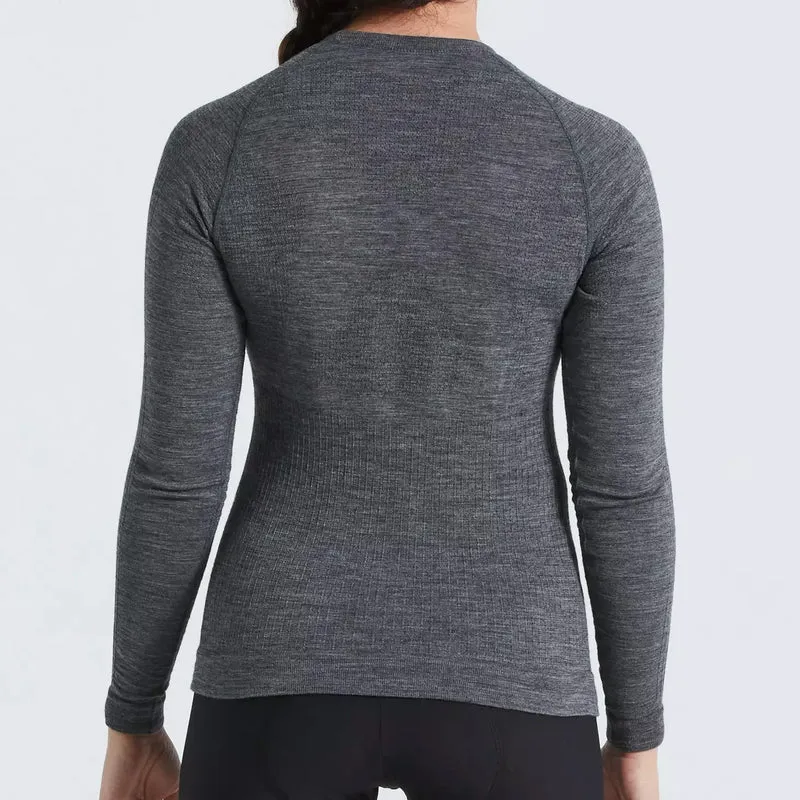 Maglia intima maniche lunghe donna Specialized Merino Seamless - Grigio