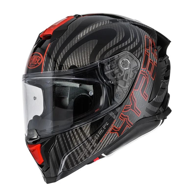 CASCO INTEGRALE PREMIER 26 HYPER CARBONIO ROSSO PS2