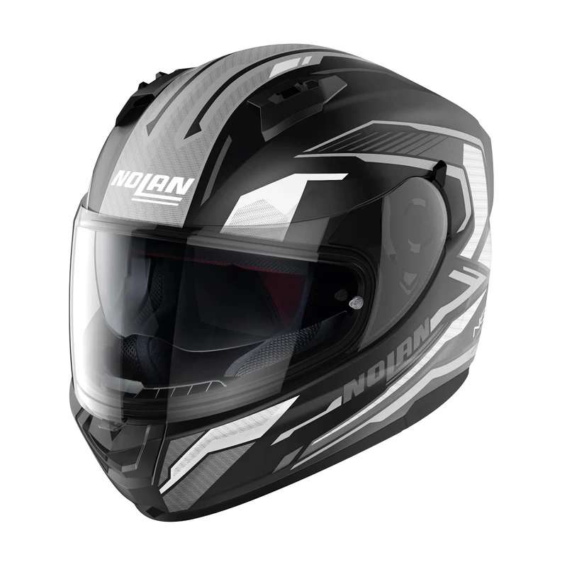 CASCO NOLAN INTEGRALE N60-6 PERCEPTOR NERO GRIGIO OPACO 025