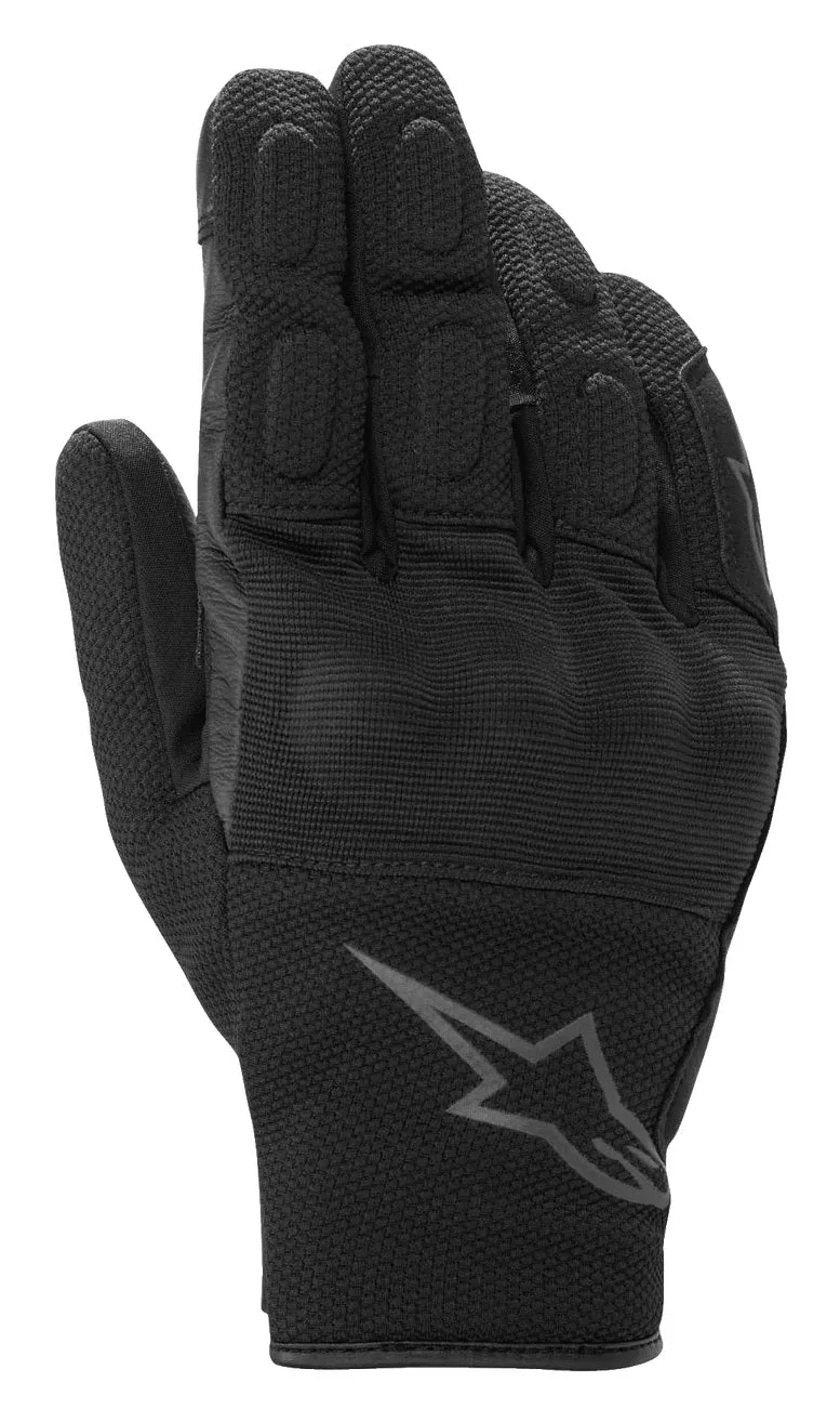 GUANTI ALPINESTARS S MAX DRYSTAR NERI LOGO GRIGIO