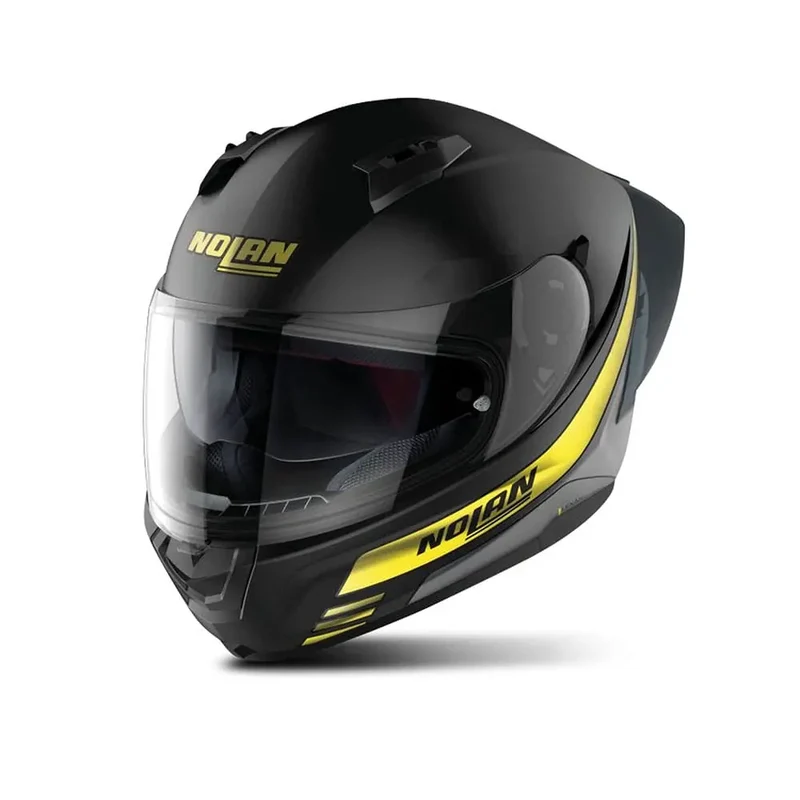 NOLAN N60-6 SPORT OUTSET 022 MOTO INTEGRALI CASCHI NERO GIALLO