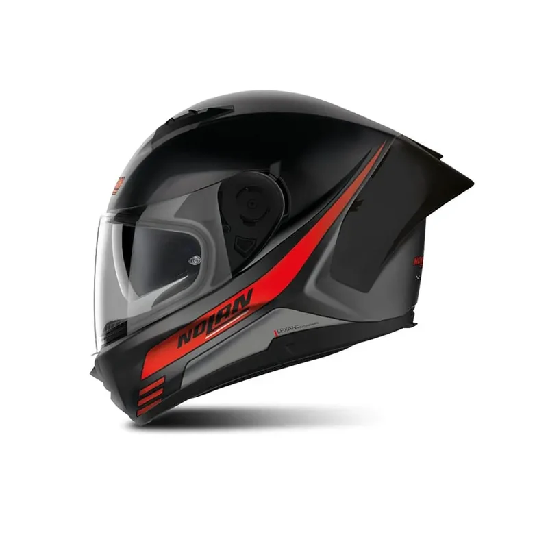 NOLAN N60-6 SPORT OUTSET 021 MOTO INTEGRALI CASCHI NERO ROSSO