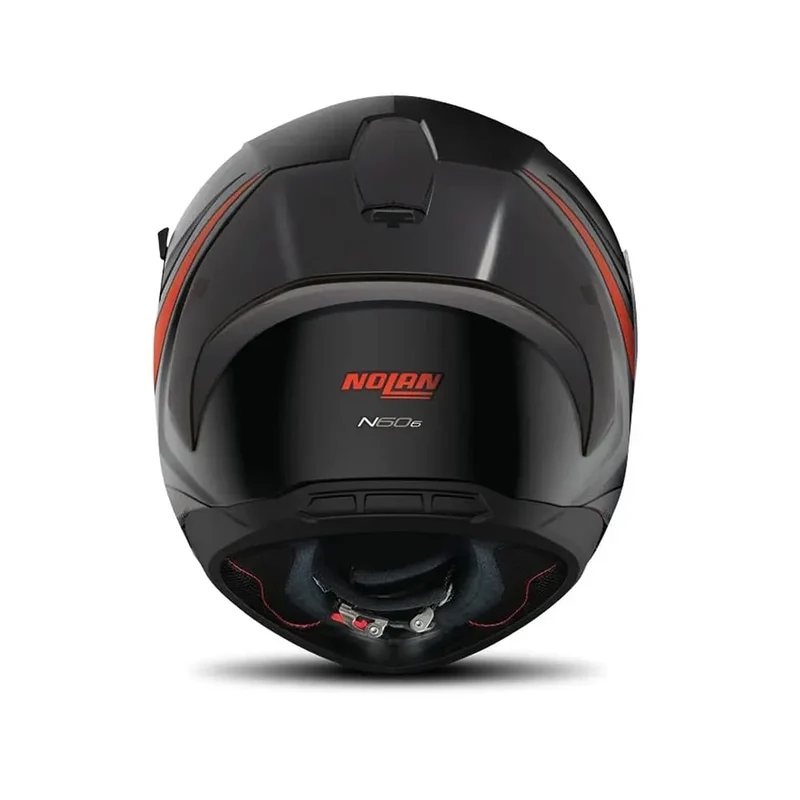 NOLAN N60-6 SPORT OUTSET 021 MOTO INTEGRALI CASCHI NERO ROSSO