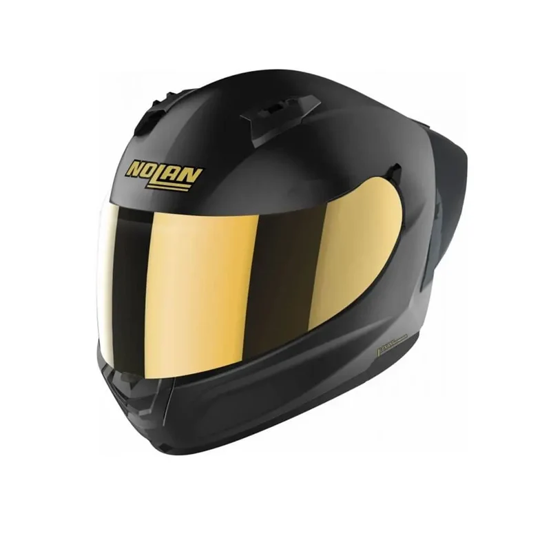 NOLAN N60-6 SPORT GOLD EDITION MOTO INTEGRALI CASCHI NERO ORO