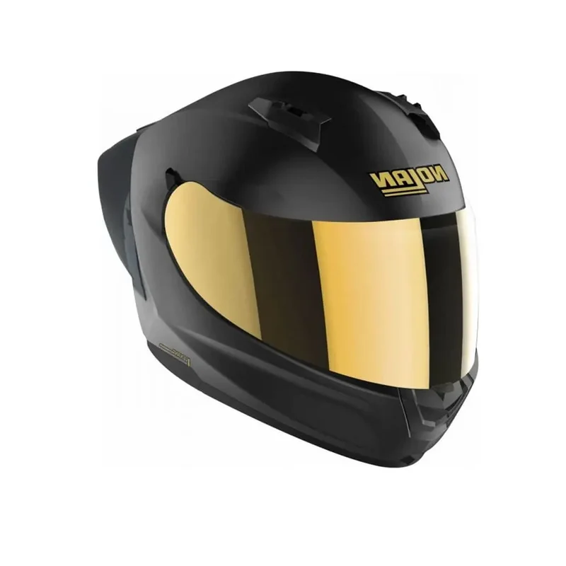 NOLAN N60-6 SPORT GOLD EDITION MOTO INTEGRALI CASCHI NERO ORO