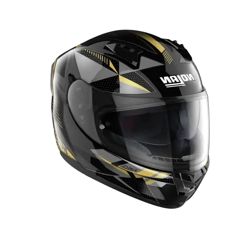 NOLAN N60-6 WIRING 075 MOTO INTEGRALI CASCHI NERO ARGENTO ORO