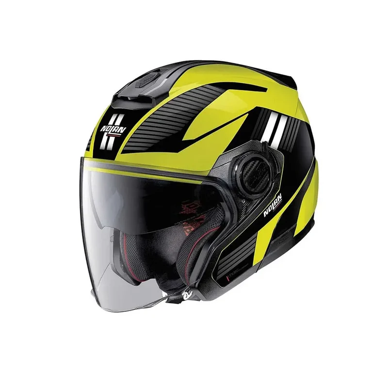 NOLAN N40-5 GT 06 CLASSIC N-C06 MOTO JET CASCHI NERO GIALLO