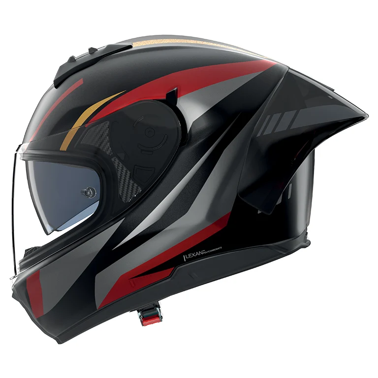 CASCO NOLAN INTEGRALE N60-6 SPORT LESMO 353 NERO GRIGIO ORO