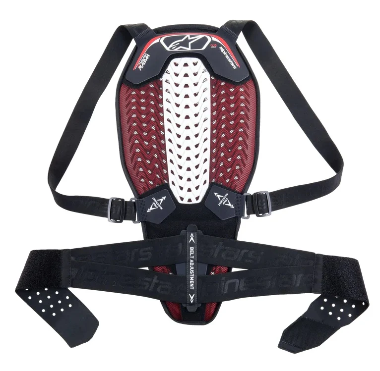 PARASCHIENA ALPINESTARS NUCLEON PLASMA BACK PROTECTOR WITH STRAP BLACK WHITE RED