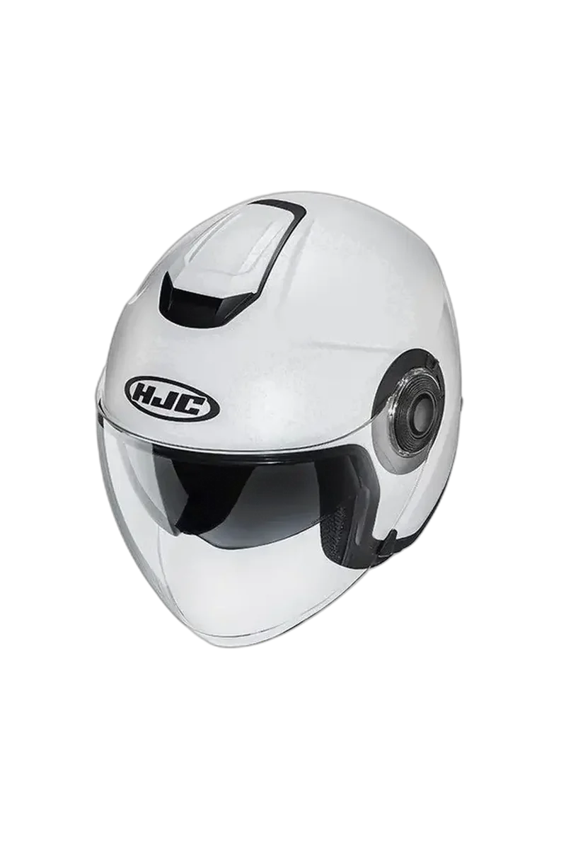 HJC I40N UNI JET APERTO CASCHI DI MOTO BIANCO PERLA SEMI OPACO