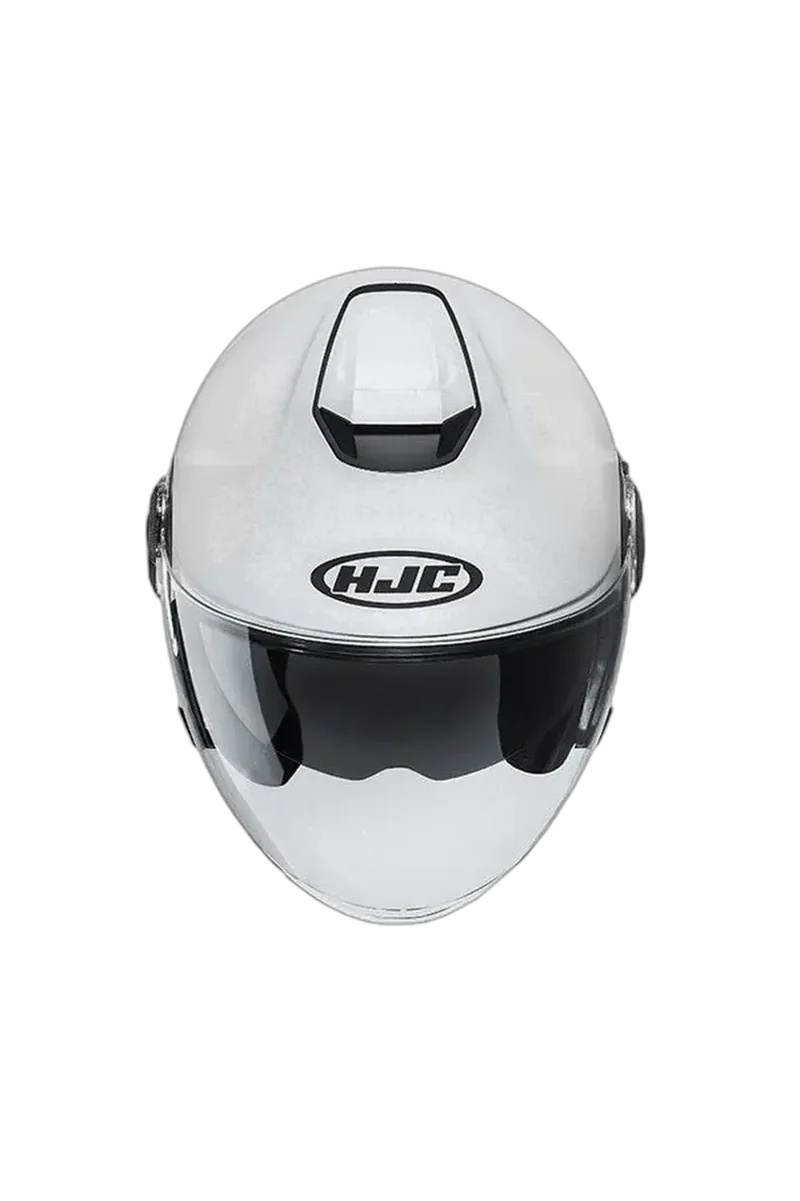HJC I40N UNI JET APERTO CASCHI DI MOTO BIANCO PERLA SEMI OPACO