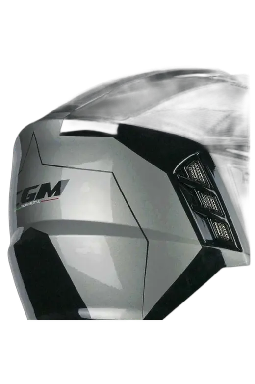 CGM 155S RUSH RACE JET CASCHI DI MOTO NERO GRAFITE