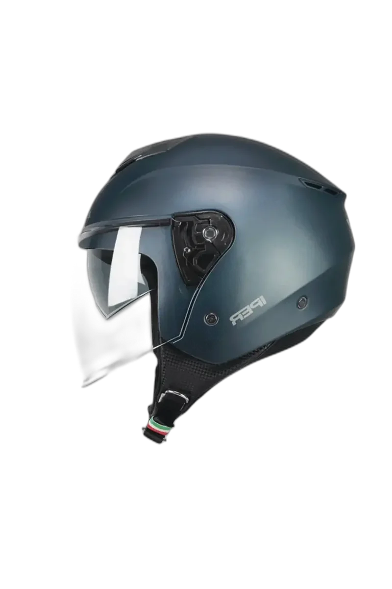 CGM 126A IPER MONO JET CASCHI DI MOTO SATIN PETROL