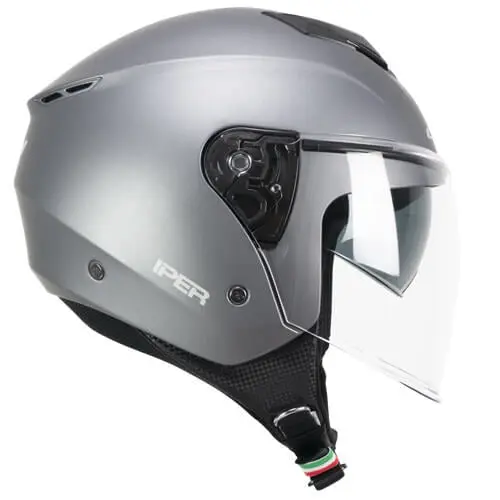 CGM 126A IPER MONO JET CASCHI DI MOTO ANTRACITE SATINATO
