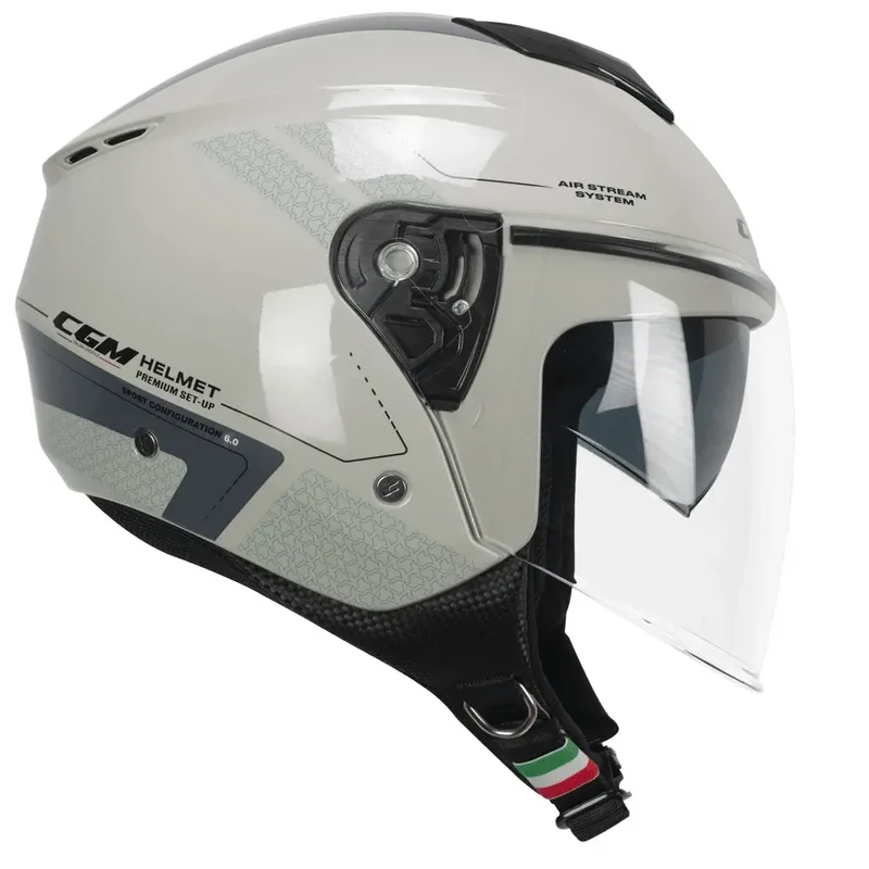 CGM 126G IPER CITY MOTO JET CASCHI DI MOTO GRIGIO