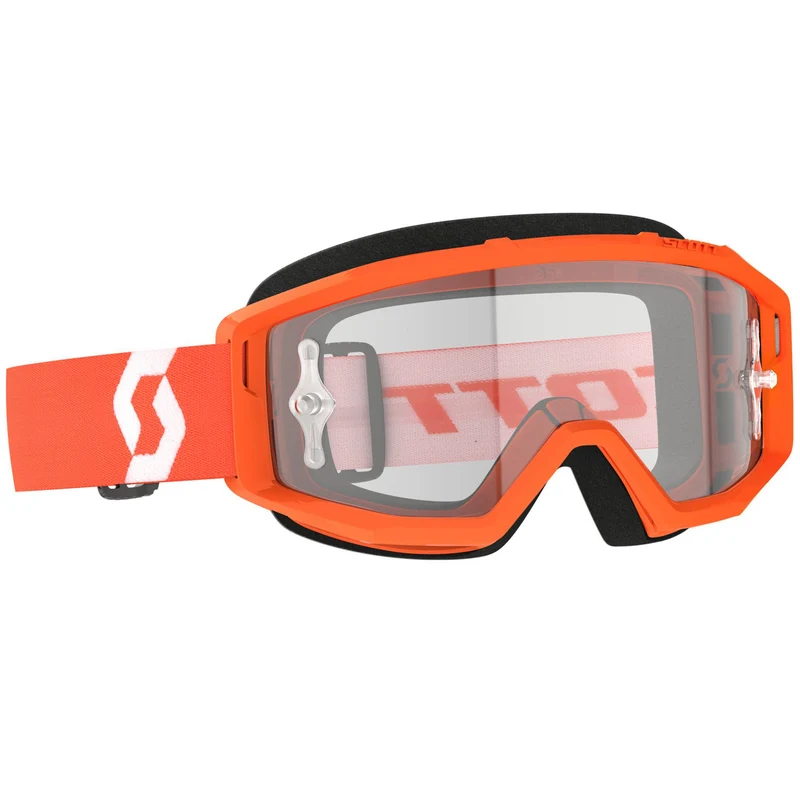 Maschera Scott Primal Clear - Arancio