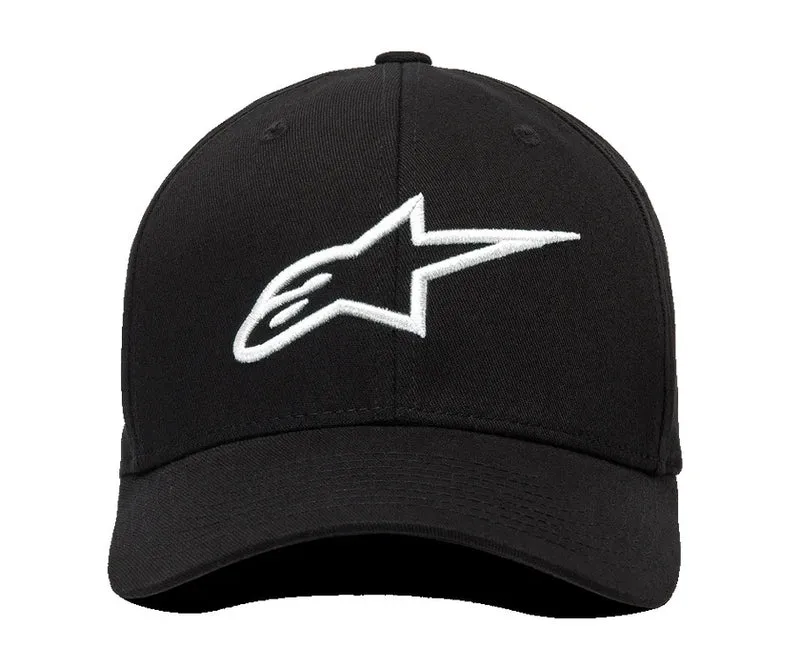 CAPPELLO ALPINESTARS AGELESS CURVE HAT NERO LOGO BIANCO
