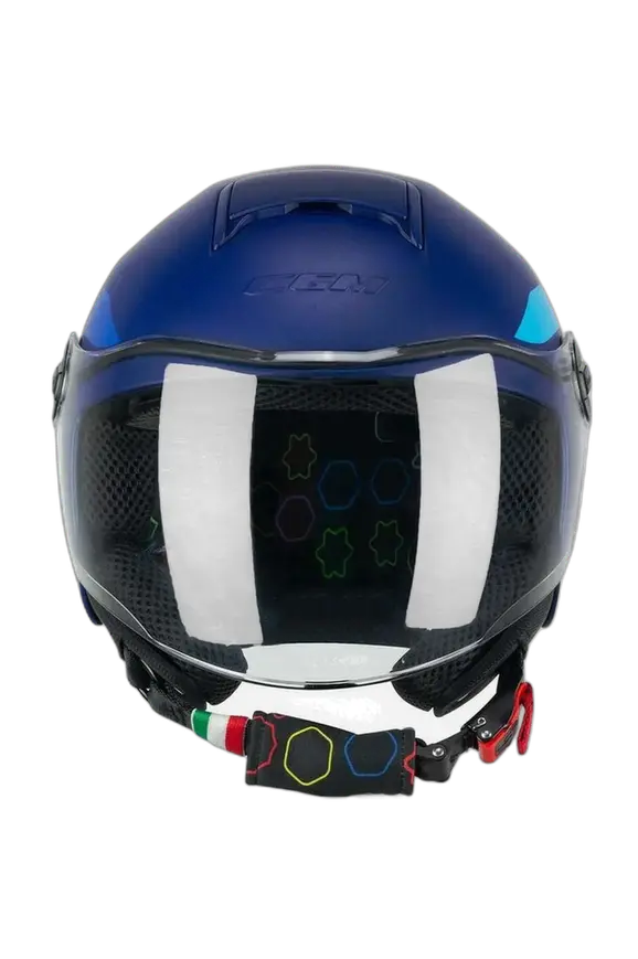 CGM 261X MINI SIGN APERTA CASCHI DI MOTO BLU AZZURRO OPACO