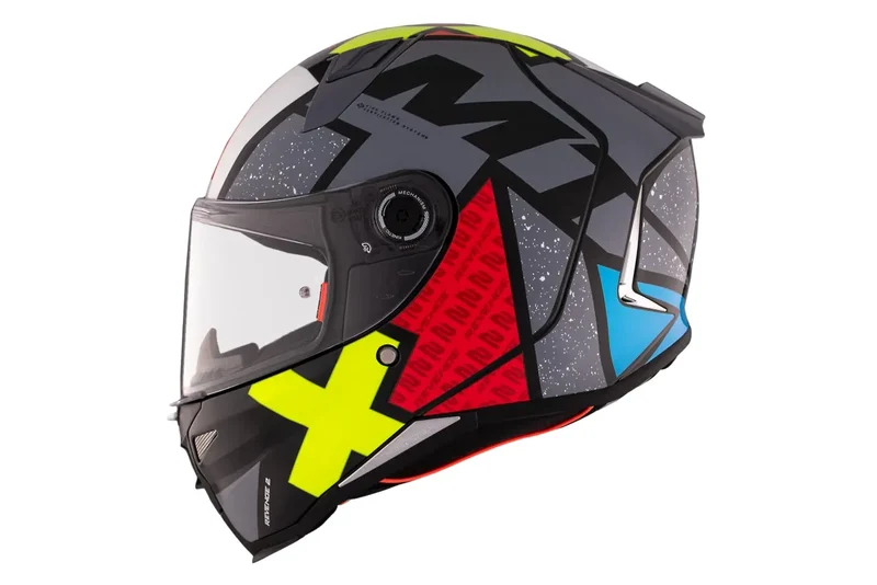 MT REVENGE 2 S LIGHT C2 INTEGRALE CASCHI DI MOTO GRIGIO LUCIDA