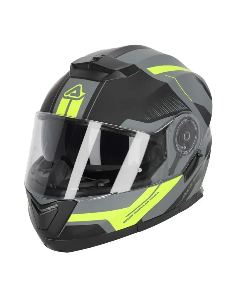 ACERBIS SEREL 22.06 MODULARI CASCHI DI MOTO NERO GIALLO FLUO