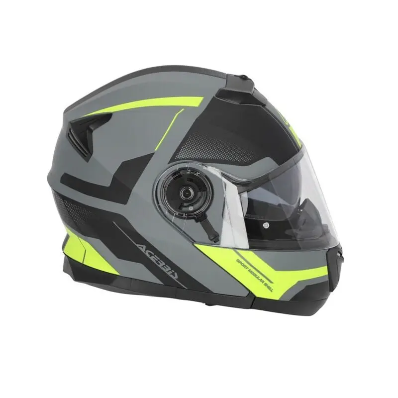 ACERBIS SEREL 22.06 MODULARI CASCHI DI MOTO NERO GIALLO FLUO