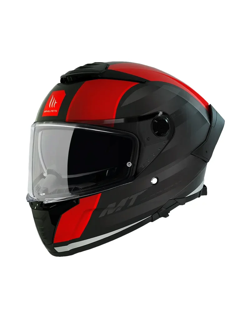 MT THUNDER 4 SV TREADS B5 INTEGRALE CASCHI DI MOTO MATE NERO ROSSO