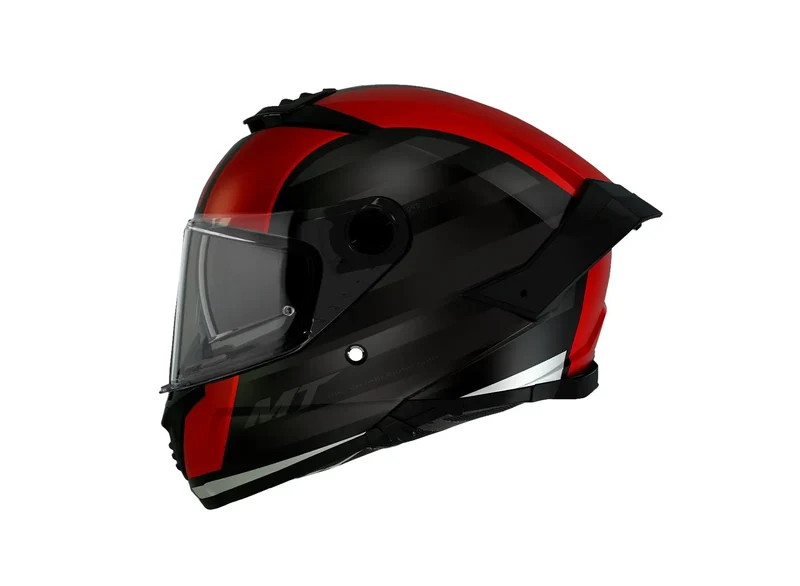 MT THUNDER 4 SV TREADS B5 INTEGRALE CASCHI DI MOTO MATE NERO ROSSO