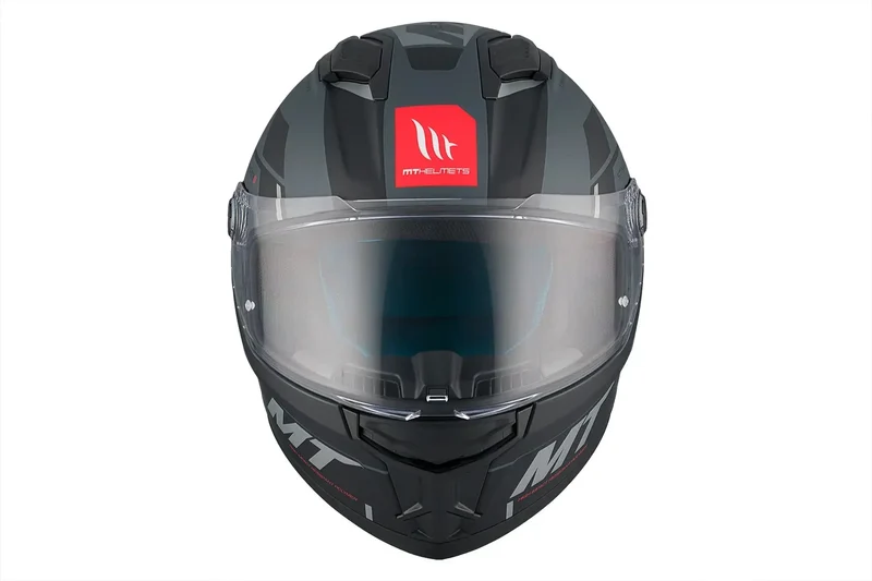MT STINGER 2 ZIVZE C2 INTEGRALE CASCHI DI MOTO NERO OPACO GRIGIO