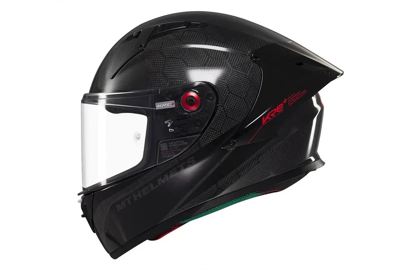 MT KRE+ S SOLID A11 CARBONIO INTEGRALE CASCHI DI MOTO LUCIDA