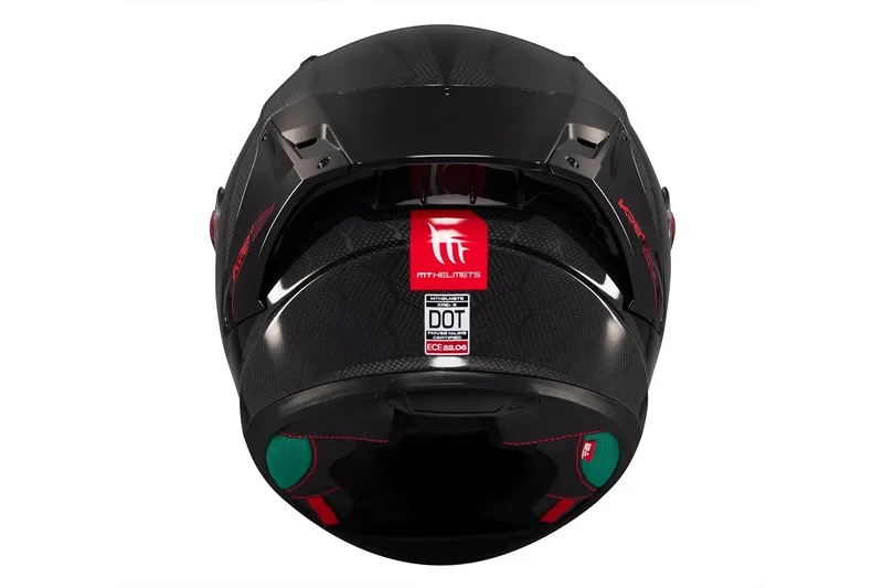 MT KRE+ S SOLID A11 CARBONIO INTEGRALE CASCHI DI MOTO LUCIDA