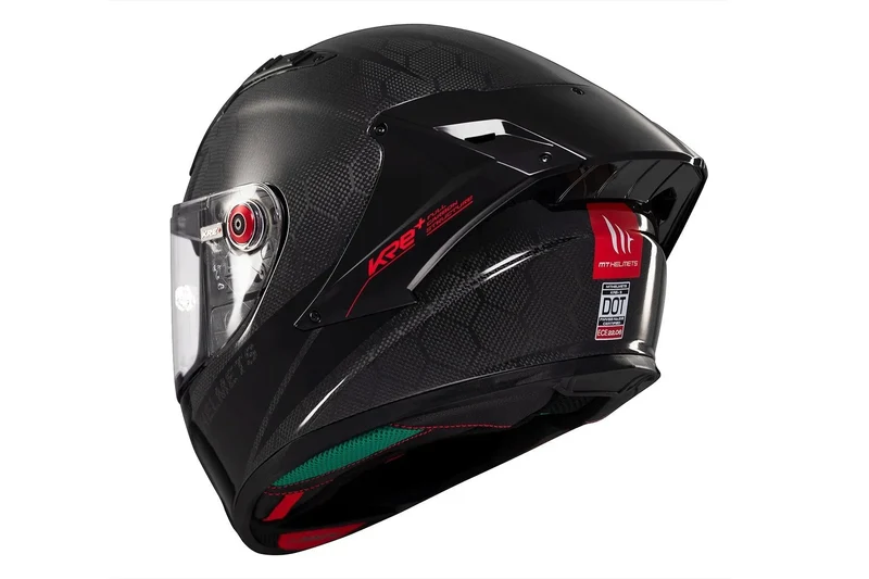 MT KRE+ S SOLID A11 CARBONIO INTEGRALE CASCHI DI MOTO LUCIDA
