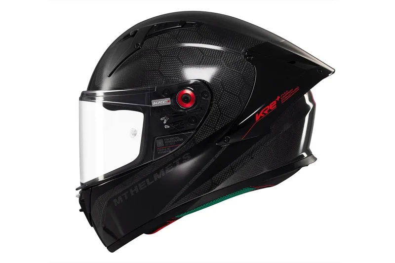 MT KRE+ S SOLID A11 CARBONIO INTEGRALE CASCHI DI MOTO LUCIDA